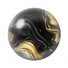 Cabochon en Verre Illustré Marbre Doré 12 à 25mm pour la création de bijoux fantaisie - DIY