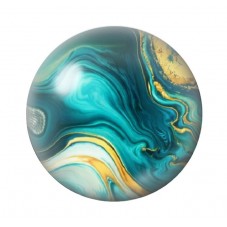 Cabochon en Verre Illustré Marbre Doré 12 à 25mm pour la création de bijoux fantaisie - DIY