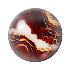 Cabochon en Verre Illustré Marbre Doré 12 à 25mm pour la création de bijoux fantaisie - DIY