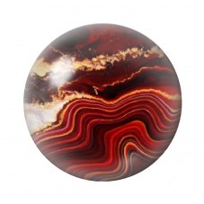 Cabochon en Verre Illustré Marbre Doré 12 à 25mm pour la création de bijoux fantaisie - DIY