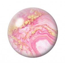 Cabochon en Verre Illustré Marbre Doré 12 à 25mm pour la création de bijoux fantaisie - DIY