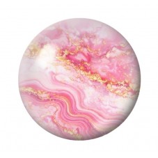 Cabochon en Verre Illustré Marbre Doré 12 à 25mm pour la création de bijoux fantaisie - DIY