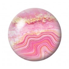 Cabochon en Verre Illustré Marbre Doré 12 à 25mm pour la création de bijoux fantaisie - DIY