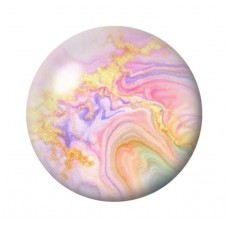 Cabochon en Verre Illustré Marbre Doré 12 à 25mm pour la création de bijoux fantaisie - DIY