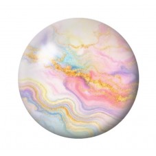 Cabochon en Verre Illustré Marbre Doré 12 à 25mm pour la création de bijoux fantaisie - DIY