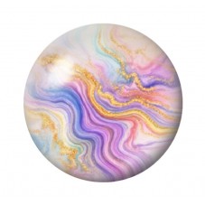 Cabochon en Verre Illustré Marbre Doré 12 à 25mm pour la création de bijoux fantaisie - DIY