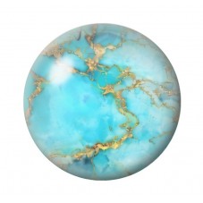 Cabochon en Verre Illustré Marbre Doré 12 à 25mm pour la création de bijoux fantaisie - DIY