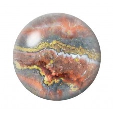 Cabochon en Verre Illustré Marbre Doré 12 à 25mm pour la création de bijoux fantaisie - DIY