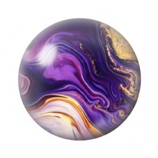 Cabochon en Verre Illustré Marbre Doré 12 à 25mm pour la création de bijoux fantaisie - DIY