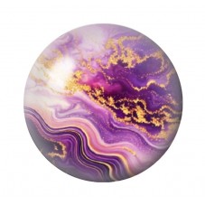 Cabochon en Verre Illustré Marbre Doré 12 à 25mm pour la création de bijoux fantaisie - DIY