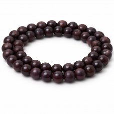 4 Perles Pierre Naturelle Lépidolite Sombre 10mm pour la Création de Bijoux Fantaisie - DIY