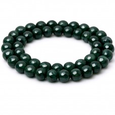 4 Perles à Facettes Pierre Naturelle Agate Verte Teintée 10mm