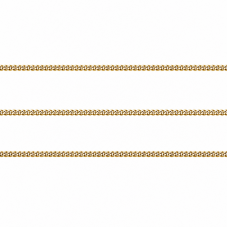 10 Mètres de Chaine Gourmette en Acier Inoxydable Doré 1,5mm pour la Création de Bijoux Fantaisie - DIY