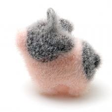 Breloque Cochon Floké en Résine 18x17mm pour la Création de Bijoux Fantaisie - DIY