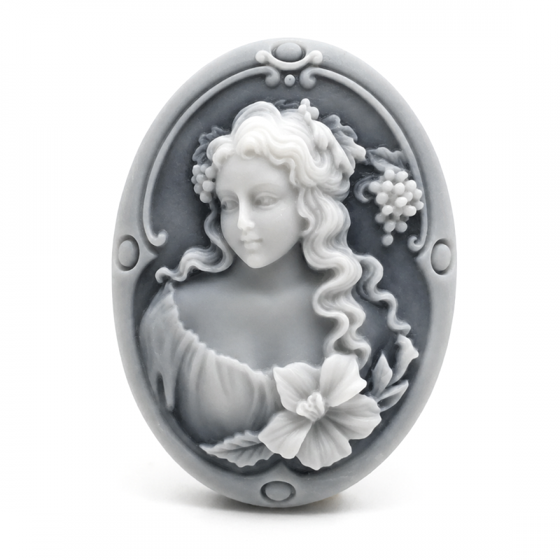 Camée Cabochon Lady Haute Qualité AAAA+ pour Support 30x40mm