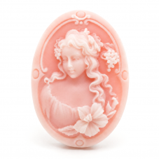 Camée Cabochon Lady Haute Qualité AAAA+ pour Support 30x40mm pour la Création de Bijoux Fantaisie - DIY