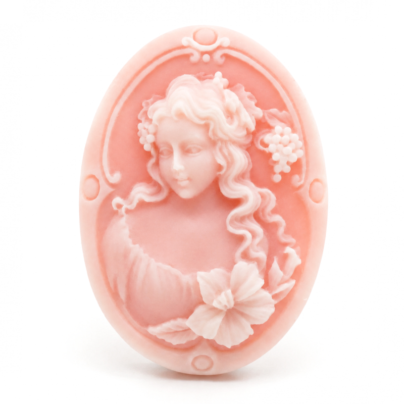 Camée Cabochon Lady Haute Qualité AAAA+ pour Support 30x40mm