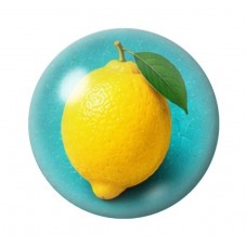 Cabochon en Verre Illustré Citron Jaune 12 à 25mm  pour la Création de Bijoux Fantaisie - DIY