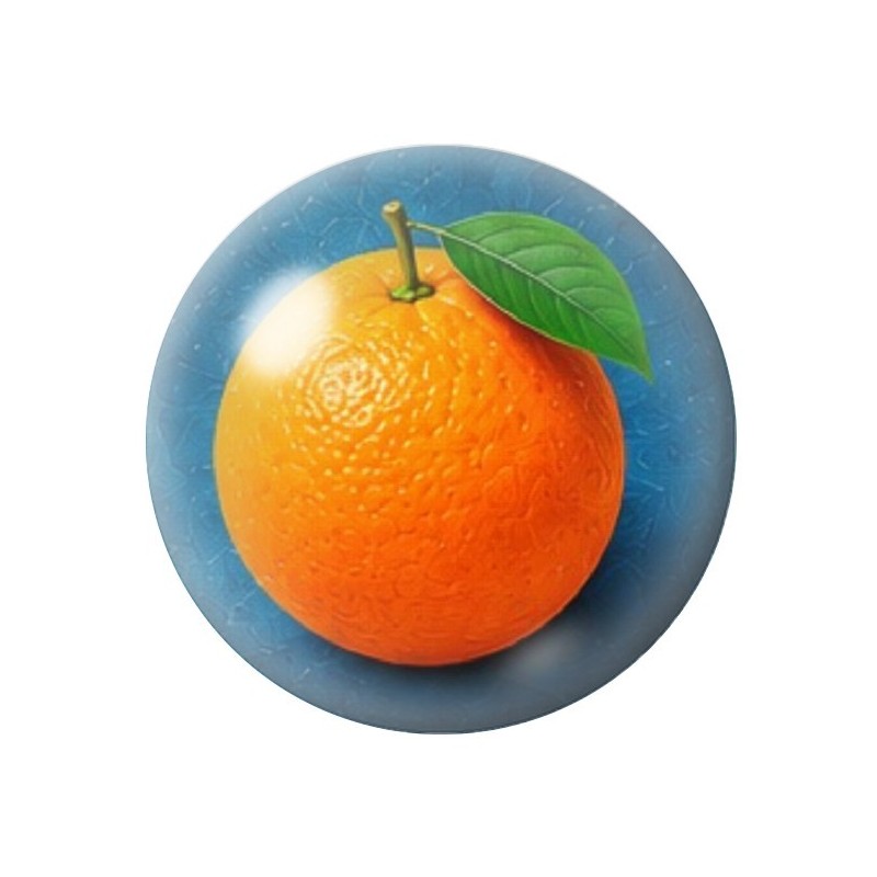 Cabochon en Verre Illustré Orange 12 à 25mm