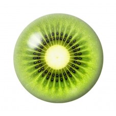 Cabochon en Verre Illustré Kiwi 12 à 25mm  pour la Création de Bijoux Fantaisie - DIY