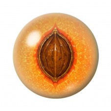 Cabochon en Verre Illustré Abricot 12 à 25mm  pour la Création de Bijoux Fantaisie - DIY