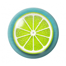Cabochon en Verre Illustré Citron Vert 12 à 25mm  pour la Création de Bijoux Fantaisie - DIY