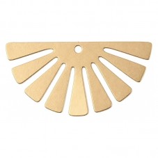 20 Breloques Pendentif Estampe Filigrane Ajouré Doré 35x18mm pour la Creation de Bijoux Fantaisie - DIY