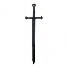 Breloque Pendentif Épée Noir Gothique 88x25mm pour la Création de Bijoux Fantaisie - DIY