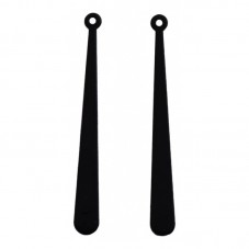 Breloque Pendentif Goutte Long Plat Noir 37x4mm pour la Création de Bijoux Fantaisie - DIY