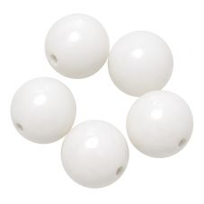 10 Perles Pierre Naturelle Agate Blanche Mate 6mm