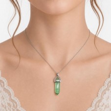 Pendentif en Verre Teinté Vert 4cm