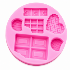Moule en Silicone Chocolat Biscuit Cookie Glace Fimo Résine Gâteau Plâtre