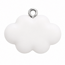 10 Breloques Imitation Bonbon Nounours Effet Sucre Métal Argenté 16mm pour la Création de Bijoux Fantaisie - DIY