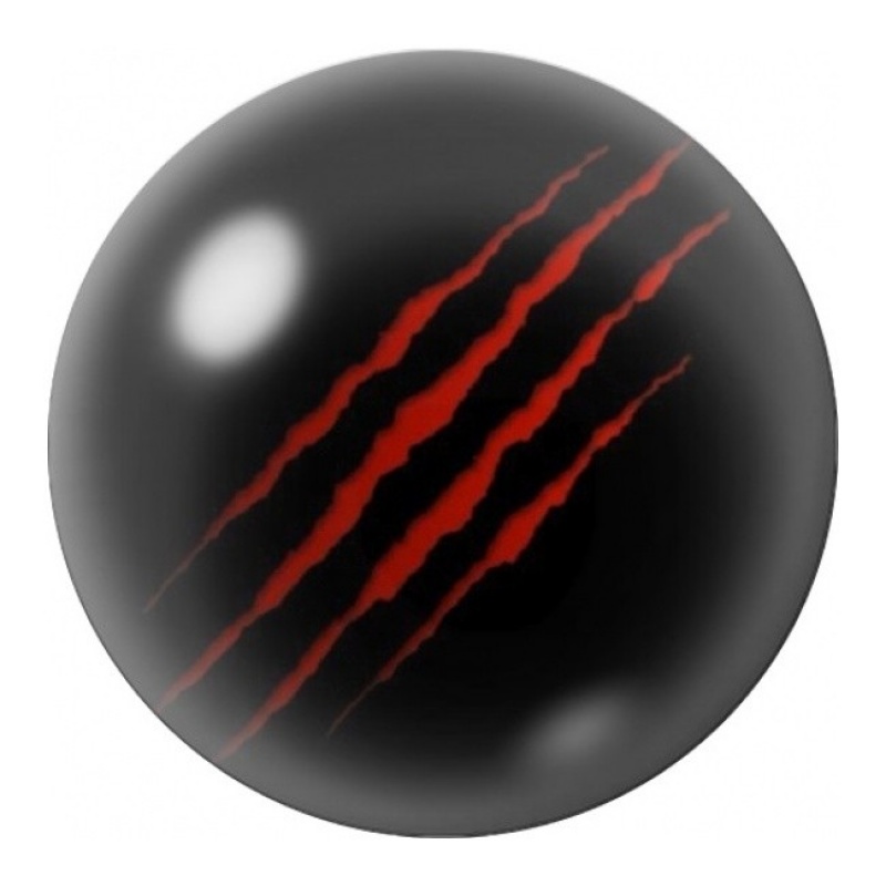 Cabochon en Verre Illustré Griffures Rouges Gothiques 12 à 25mm