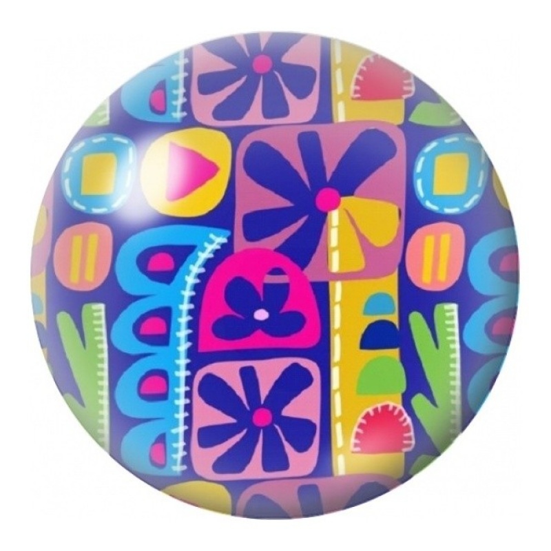 Cabochon en Verre Illustré Fleurs Géométriques Rétro 12 à 25mm