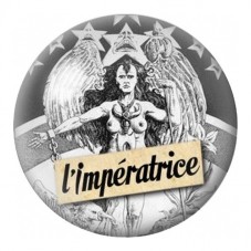 Cabochon en Verre Illustré Tarot L’Impératrice 12 à 25mm pour la Création de Bijoux Fantaisie - DIY