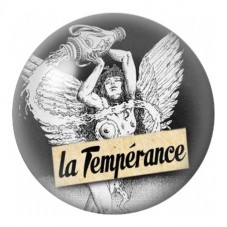 Cabochon en Verre Illustré Tarot La Tempérance 12 à 25mm pour la Création de Bijoux Fantaisie - DIY