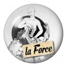 Cabochon en Verre Illustré Tarot La Force 12 à 25mm pour la Création de Bijoux Fantaisie - DIY