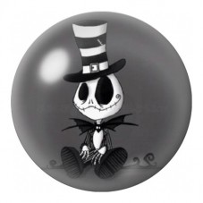 Cabochon en Verre Illustré Jack Gothique au Haut-de-Forme 12 à 25mm pour la Création de Bijoux Fantaisie - DIY