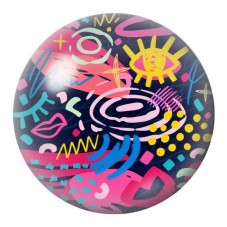 Cabochon en Verre Illustré Graffiti Fluo 12 à 25mm pour la Création de Bijoux Fantaisie - DIY