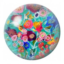Cabochon en Verre Illustré Bouquet Fantastique Coloré 12 à 25mm pour la Création de Bijoux Fantaisie - DIY