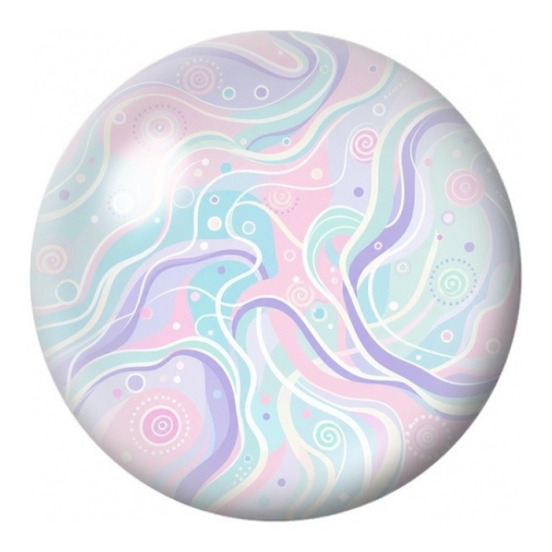 Cabochon en Verre Illustré Marbrures Pastel 12 à 25mm