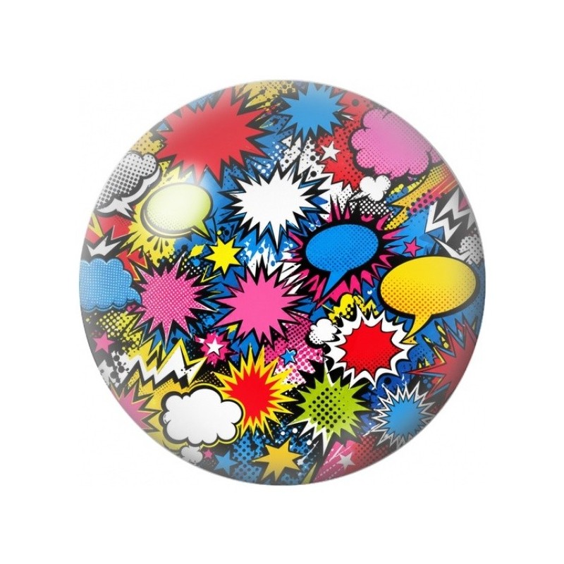 Cabochon en Verre Illustré Bulles de Bande Dessinée 12 à 25mm