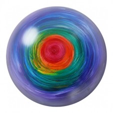 Cabochon en Verre Illustré Vortex Arc-en-Ciel 12 à 25mm pour la Création de Bijoux Fantaisie - DIY