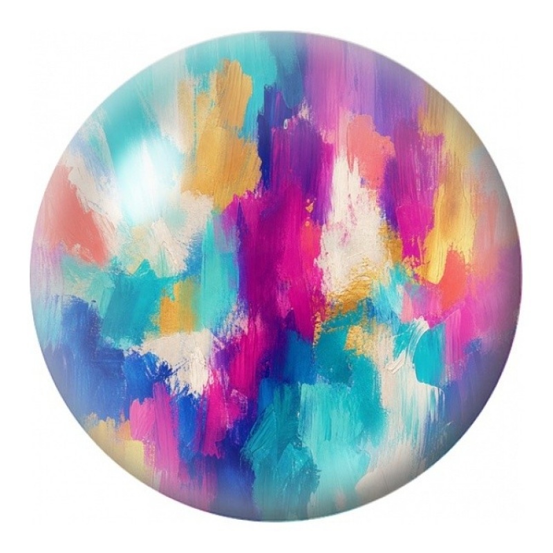 Cabochon en Verre Illustré Éclats d’Aquarelle 12 à 25mm