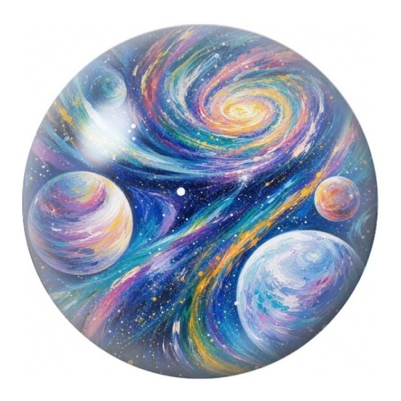 Cabochon en Verre Illustré Galaxies et Planètes 12 à 25mm