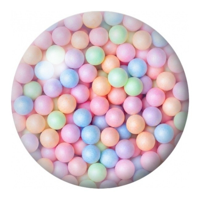 Cabochon en Verre Illustré Perles de Sucre Pastel 12 à 25mm