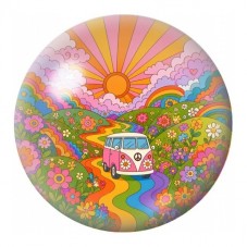 Cabochon en Verre Illustré Van Fleuri au Soleil 12 à 25mm pour la Création de Bijoux Fantaisie - DIY