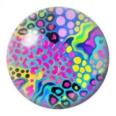 Cabochon en Verre Illustré Motif Animalier Pop 12 à 25mm pour la Création de Bijoux Fantaisie - DIY