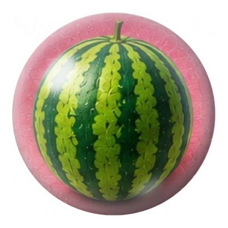 Cabochon en Verre Illustré Pastèque Verte Entière 12 à 25mm